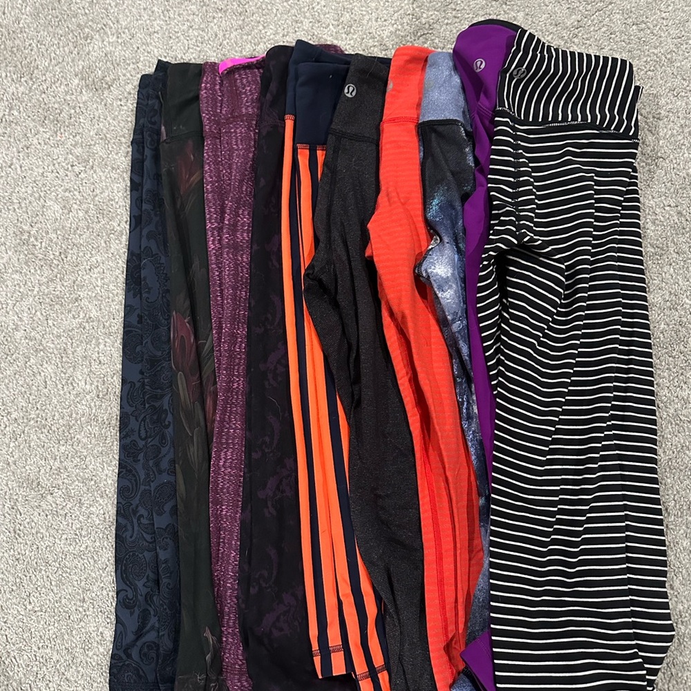 lululemon athletica Leggings - lot of 10